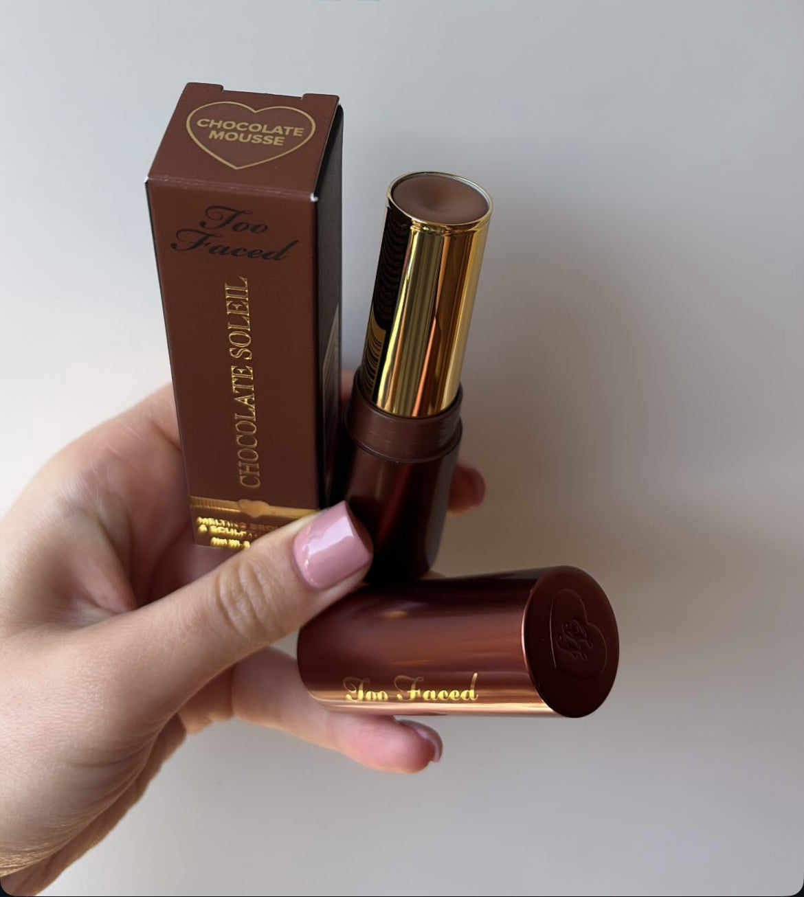 Stick chocolate mousse