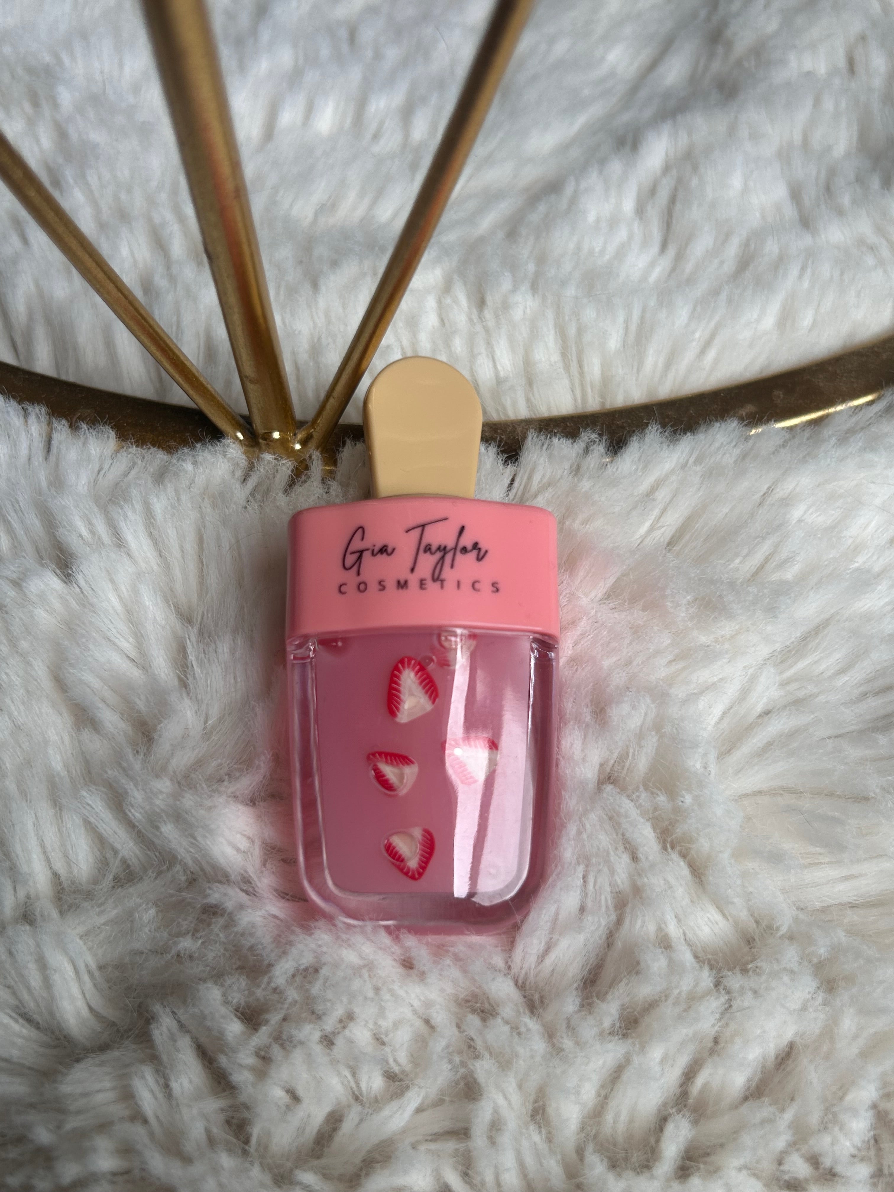 Glosses en forme de glace à l'eau: FRAISE