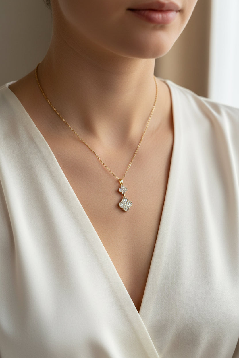 Collier trèfles