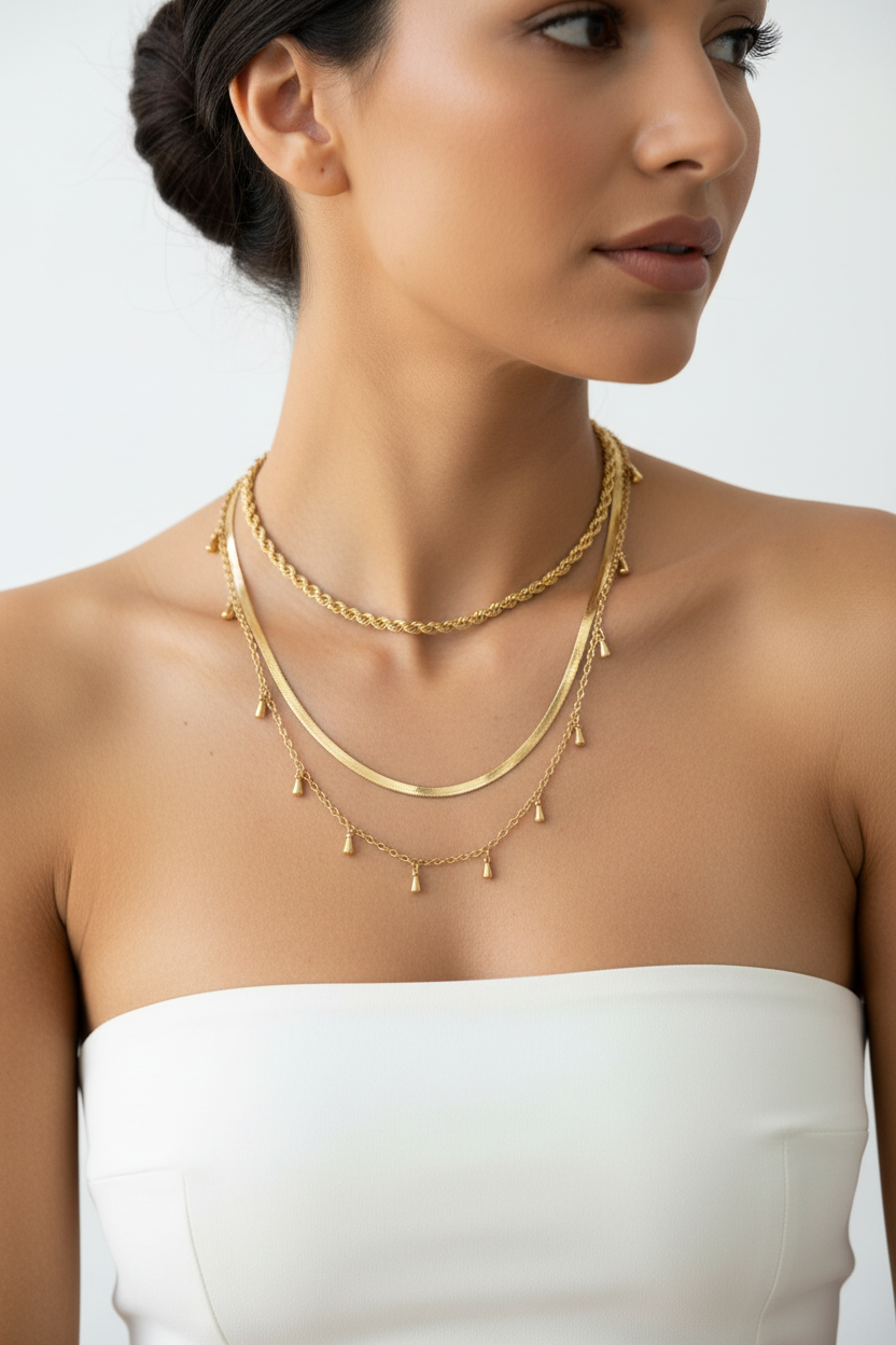 Collier 3 chaînes
